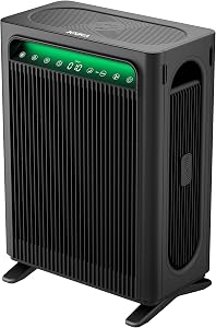 KNKA Air Purifier for Home Bedroom Large Room Up to 1,695 Ft² in 1 Hr, HEPA Sleep Mode Air