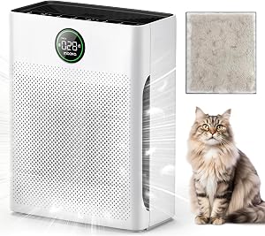 Air Purifiers for Home Large Room up to 2200sq.ft, MOOKA Air purifier for Home Pets with W