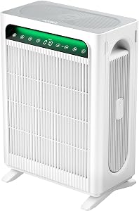 KNKA Air Purifier for Home Bedroom Large Room Up to 1,695 Ft² in 1 Hr, HEPA Sleep Mode Air
