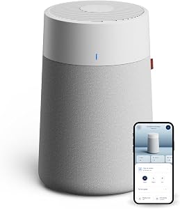 BLUEAIR Blue Pure 511i Max Smart Air Purifier for Bedroom & Small Rooms up to 1,138 Sq
